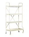 Zentique Diego Shelf Rack In Neutral