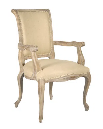 Zentique Dijon Arm Chair In Neutral