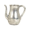 Zentique Distressed Metallic Pitcher In Distressed Silver