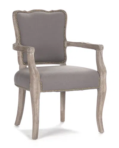 Zentique Elise Arm Chair In Gray