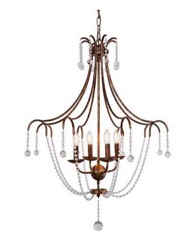 Zentique Empire Chandelier In Brown
