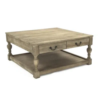 Zentique Eros Coffee Table With Storage In Wood
