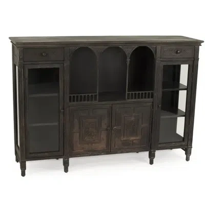 Zentique Esme Metal Buffet Table In Black