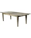 Zentique Extendable Dining Table In Green