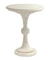 Zentique Fabiola Side Table In White