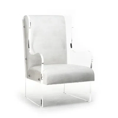 Zentique Faux Leather Armchair