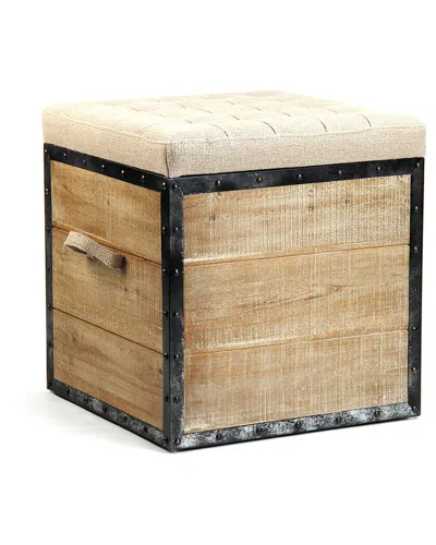 Zentique Faye Stool In Brown