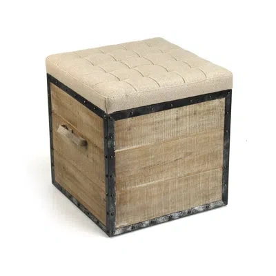 Zentique Faye Stool In Brown