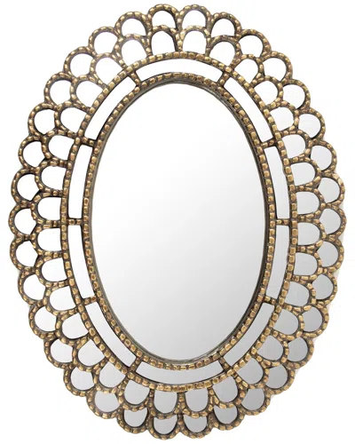 Zentique Fleur Mirror In Gold