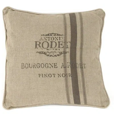 Zentique French Inspired Square Pillow Cover & Insert