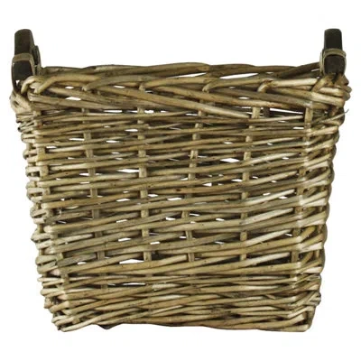 Zentique French Market Basket In Khaki