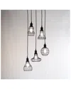 Zentique Giovanni Hanging Light In Black