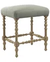 Zentique Giselle Bar Stool In Gray