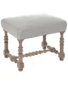 Zentique Giselle Stool In Gray