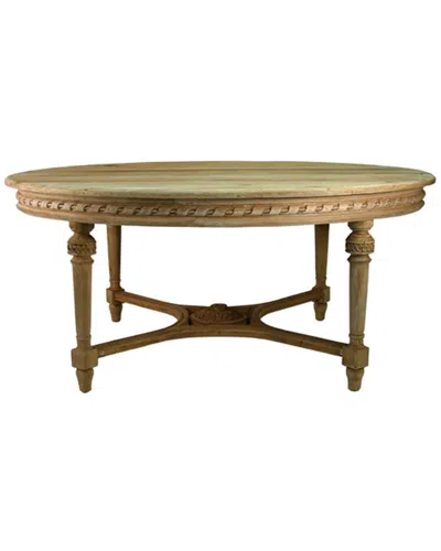 Zentique Houston Dining Table In Brown