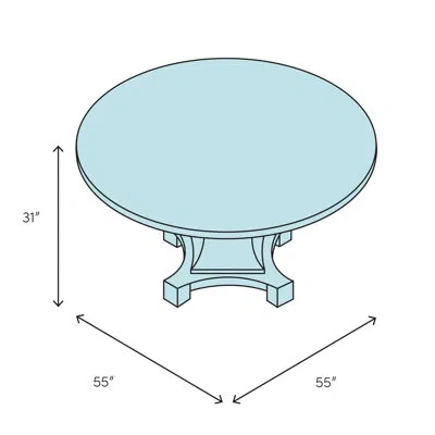 Zentique Ignas Dining Table In Brown