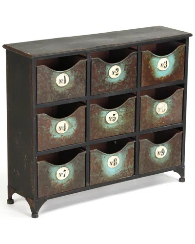 Zentique Iron Cabinet In Brown