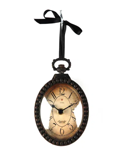 Zentique Iron Clock In Brown