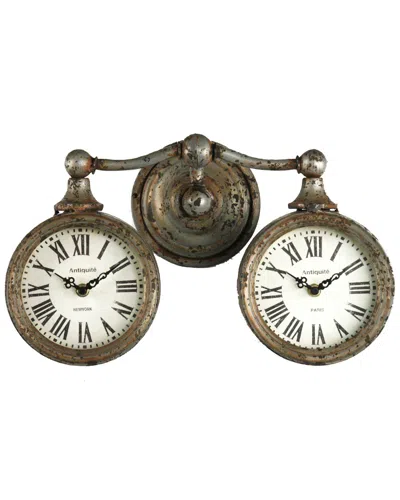 ZENTIQUE ZENTIQUE IRON CLOCK