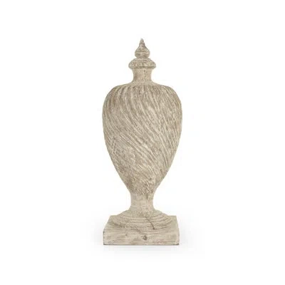 Zentique Julius Wooden Decorative Urn
