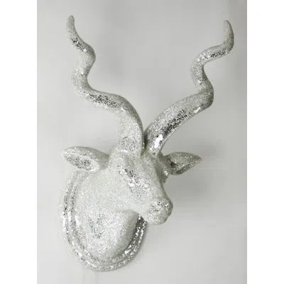Zentique Kudu Head Wall Décor In Silver