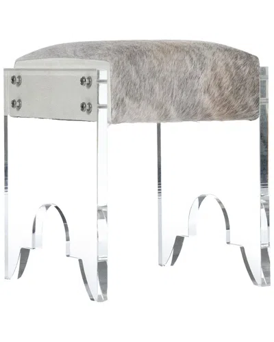 Zentique Lars Stool In Silver