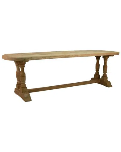 Zentique Le Havre Dining Table In Brown