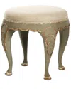 Zentique Leo Stool In Green