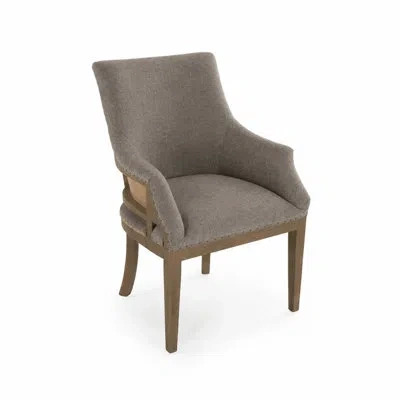 Zentique Liberte Deconstructed Arm Chair In Gray