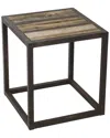 Zentique Liesbeth End Table In Metallic