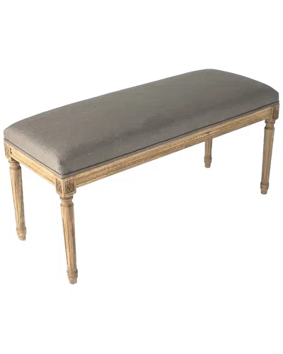Zentique Lille Bench In Gray