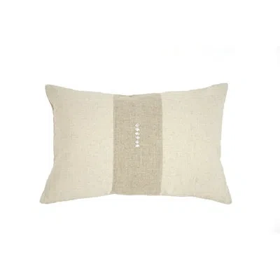 Zentique Linen Lumbar Pillow