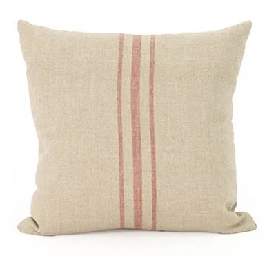 Zentique Linen Throw Pillow In Light Grey