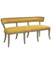 Zentique Lorand Bench In Yellow
