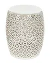 Zentique Lorin Garden Stool Grey In Neutral