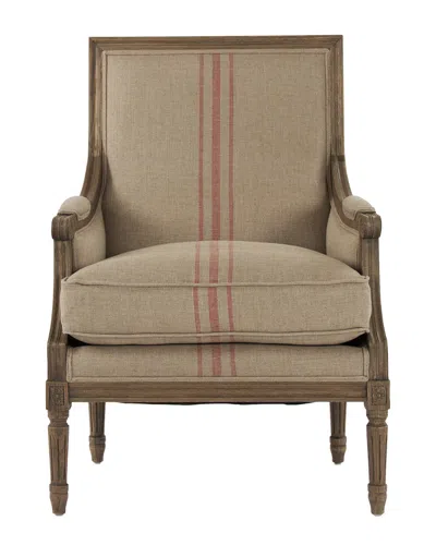 Zentique Louis Club Chair In Brown