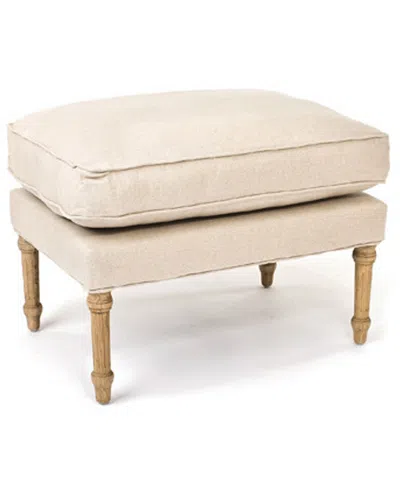 Zentique Louis Ottoman In Neutral