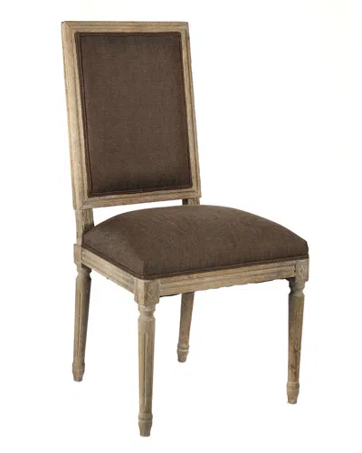 Zentique Louis Side Chair In Brown
