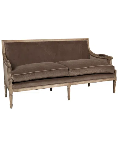 Zentique Louis Sofa In Brown