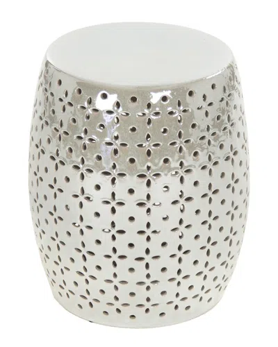 Zentique Lovell Garden Stool Grey In Neutral
