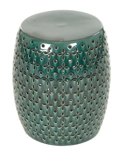 ZENTIQUE ZENTIQUE LOVELL GARDEN STOOL TEAL