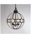 Zentique Luca Hanging Light In Brown