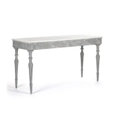 Zentique Lucien Console Table In White