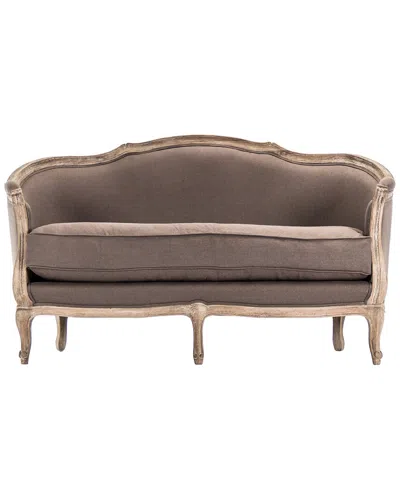 Zentique Maison Settee In Brown