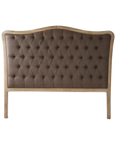 Zentique Maison Tufted Headboard In Brown