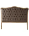 Zentique Maison Tufted Headboard In Brown