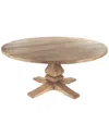 Zentique Max Dining Table In Brown