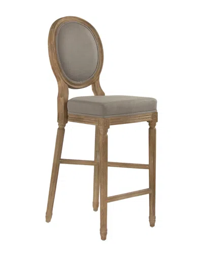 Zentique Medallion Bar Stool In Brown