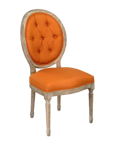 ZENTIQUE MEDALLION SIDE CHAIR