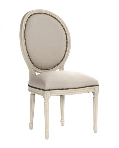 ZENTIQUE ZENTIQUE MEDALLION SIDE CHAIR